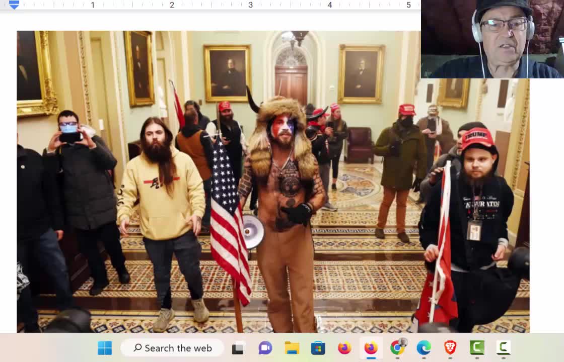 Horns and a Painted Face - Poster Man for News - Bad Choice and Actions-in Prison-11-11-22