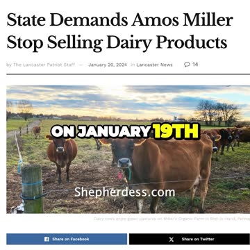 STATE SUES AMISH FARMER (2024)