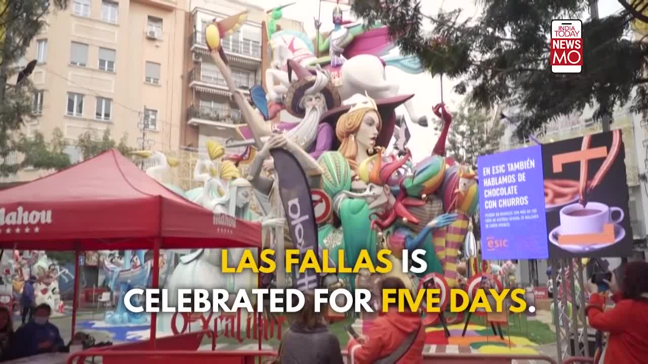 Spain Celebrated 'Las Fallas' After Two Years of Lockdown | Newsmo | India Today