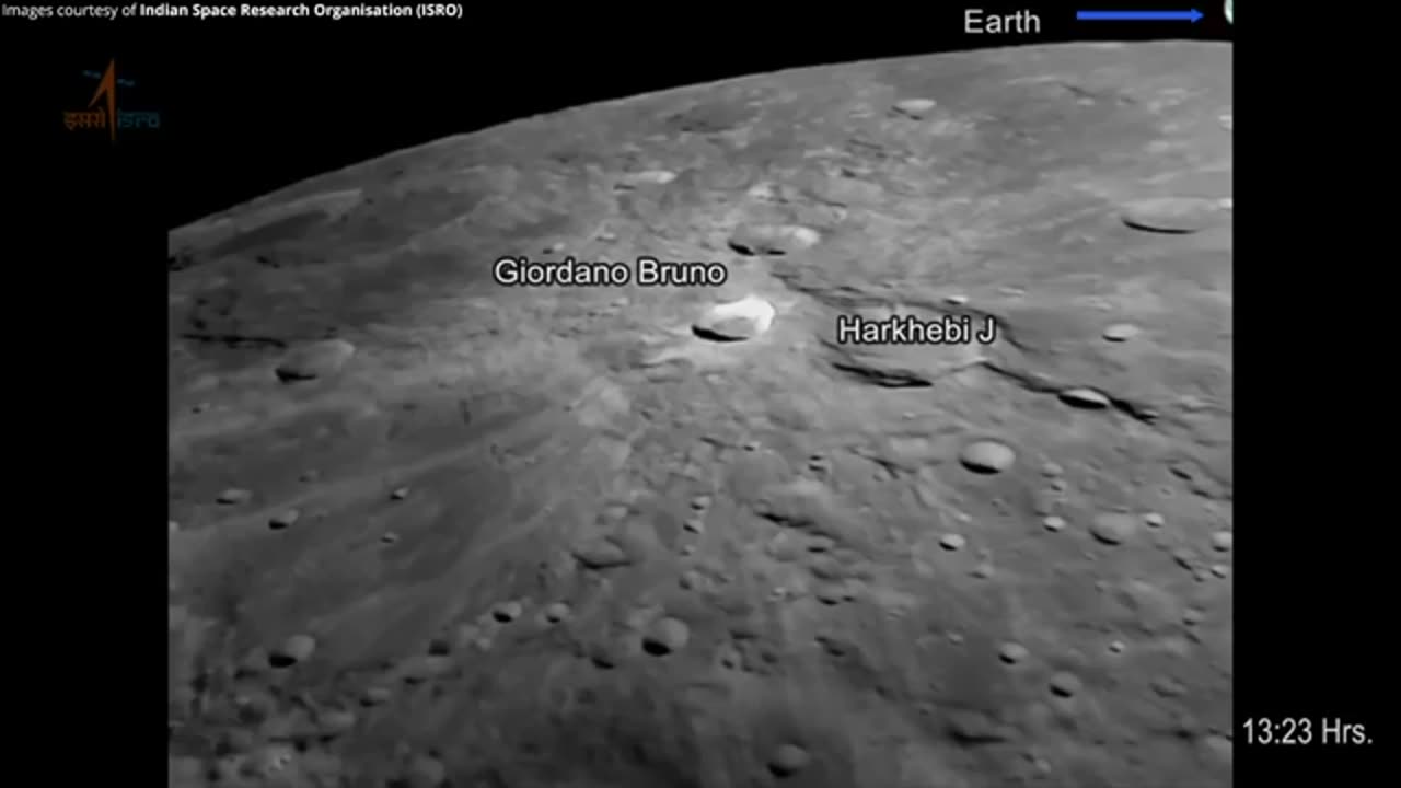 Chandrayaan-3's first images of the Moon