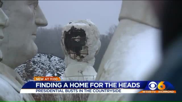 Why these presidential heads are sitting in a Virginia field- NEWS OF WORLD