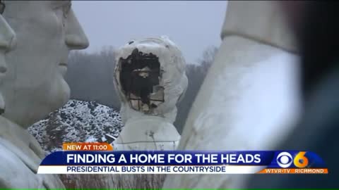 Why these presidential heads are sitting in a Virginia field- NEWS OF WORLD