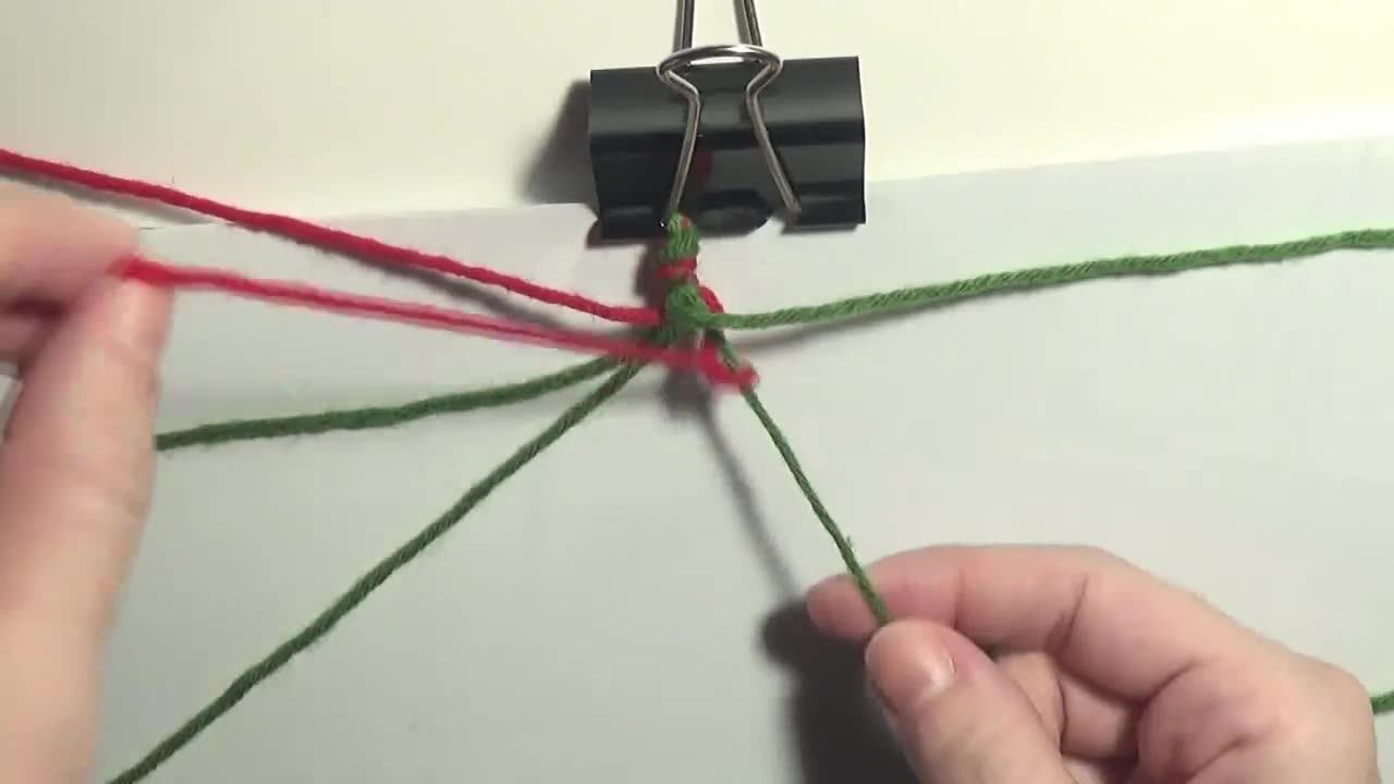 Easy Christmas Friendship Bracelet Tutorial DIY, Diamond Bracelet