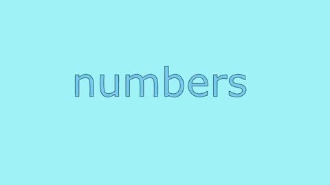 The Big Numbers Song