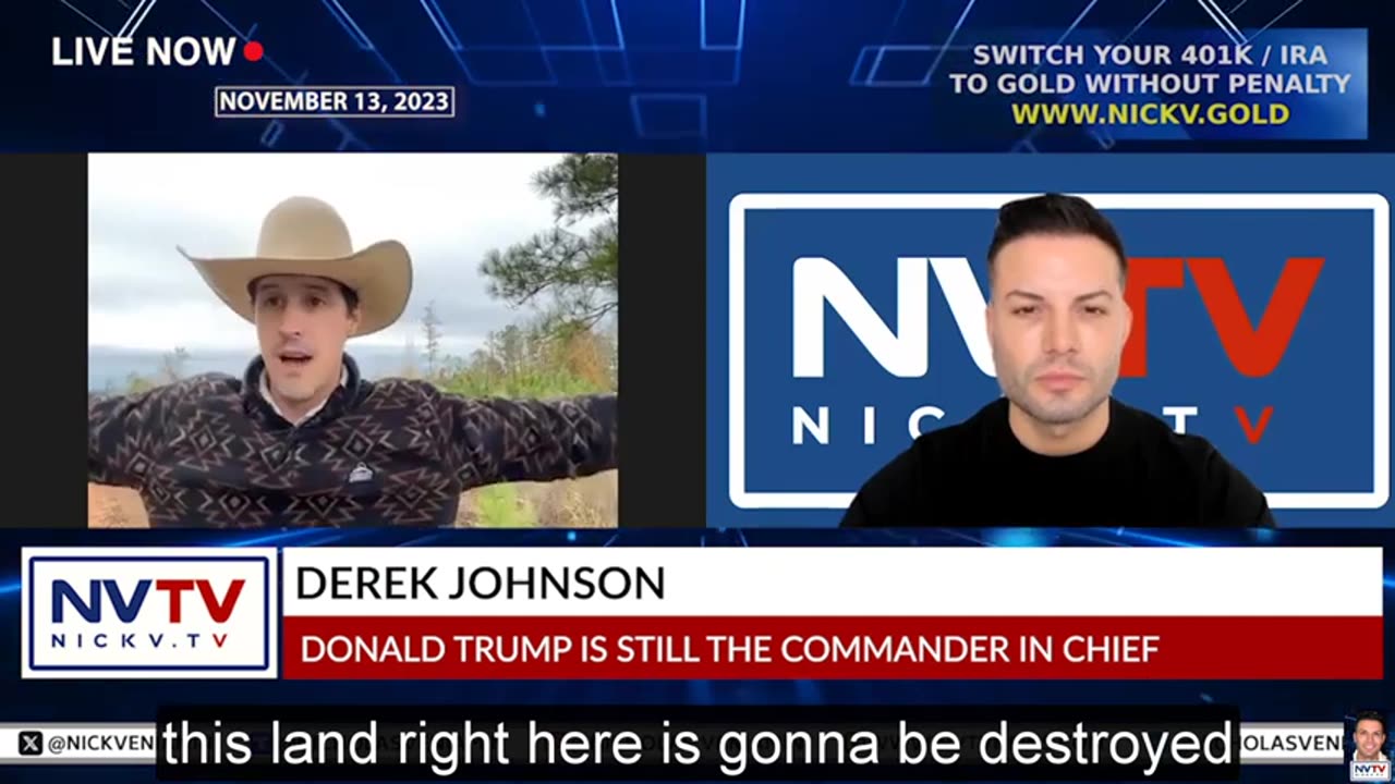 Derek Johnson Discusses Donald Trump Is Your Commander In Chief with Nicholas Veniamin