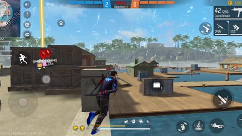 Free Fire 4v4 Clash Squad full Game Play