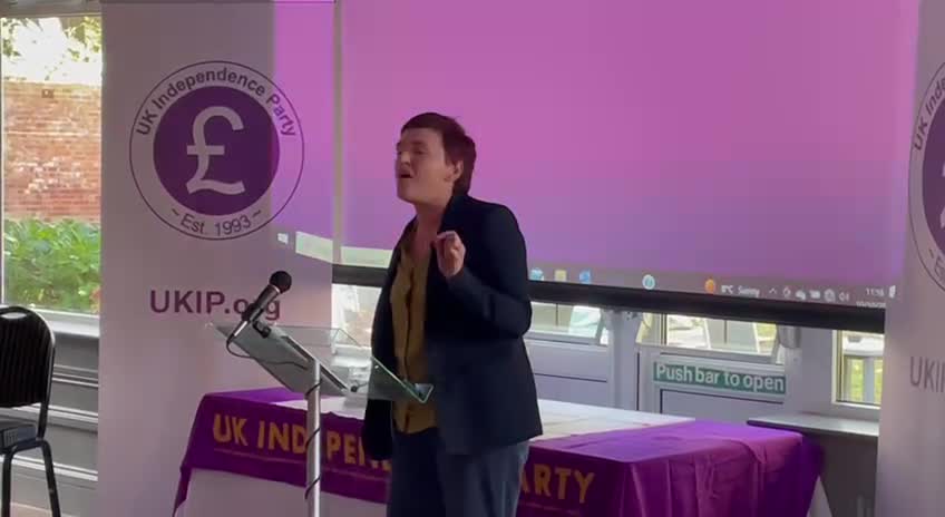 Anne Marie Waters at the @UKIP Independence Party Conference 2022.