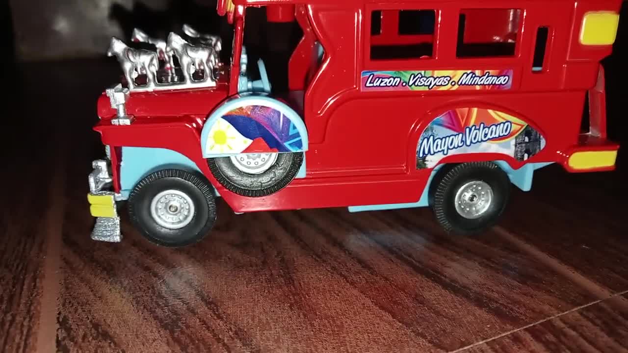 Diecast Philippine Jeepney Mayon Volcano And Pullback Action Filipino Jeeps (Car videos 2022 PH)