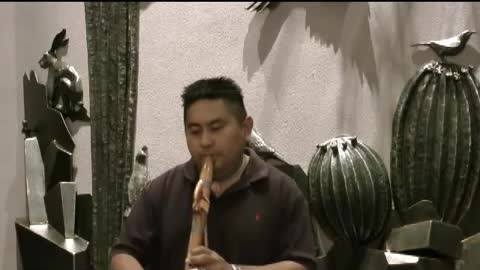 "Mourning" Native style flute