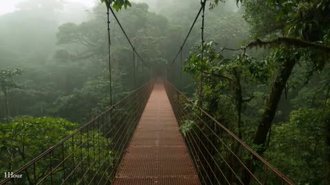 1 Hora Chuva e Trovão Sono, Relaxamento, Meditação Som HD Alta Qualidade