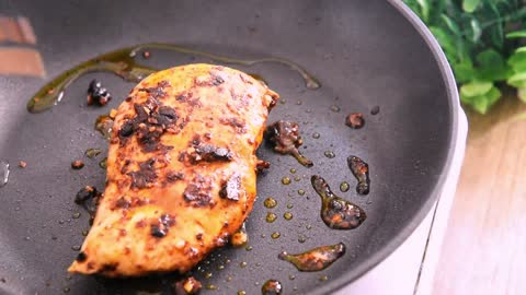 Roasted Chicken Breast with Tempeh Sauce