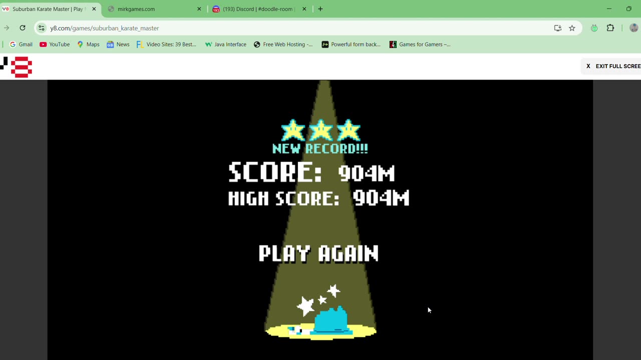 Suburban Karate - gameplay Online Cartoon Network Martial arts Point and click Beat em up Runner