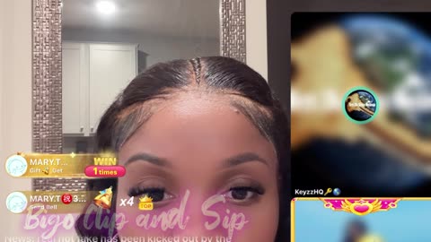 Yummy gets advice from Keyz regarding relationship w/Ken 7/7/24 #bigoclipandsip