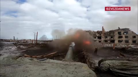 Russian T-72 Tank near Avdiivka