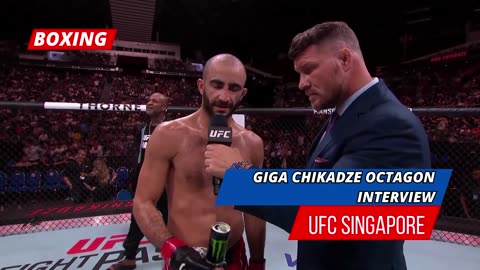 UFC Singapore Uncovered: Giga Chikadze's Octagon Interview Revealed