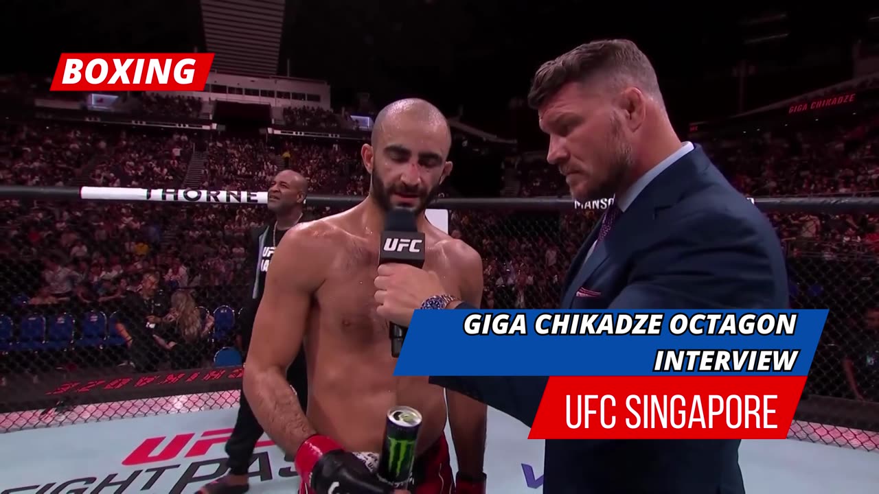 UFC Singapore Uncovered: Giga Chikadze's Octagon Interview Revealed