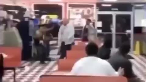 Slapped the life out of him