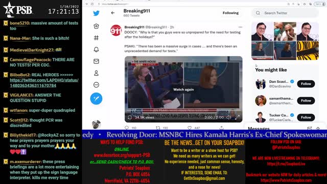 2022-01-10 17:00 EST - Freedom Rings: with Pamphlet Anon