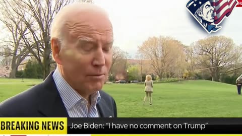 Biden Has Nothing To Say About Trump Indictment