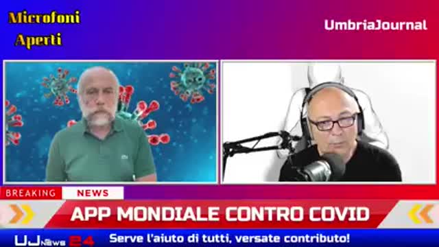 Intervista Umbria JournalTV al Dott. Sramezzi - ONLUS Covid healer, App Mondiale