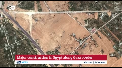 What is Egypt building on its border with Gaza? | DW News