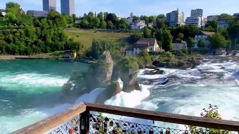 Waterfall Schaffhausen, Switzerland