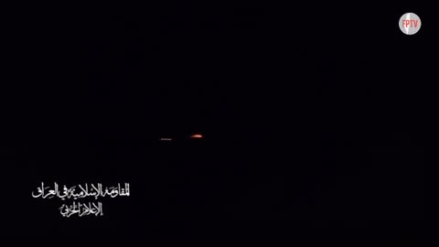 Iraqi Resistance launching drones towards a vital Zionist target in the occupied Syrian Arab Golan, 31 Oct 2024