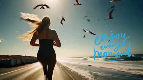 running girl short ai video
