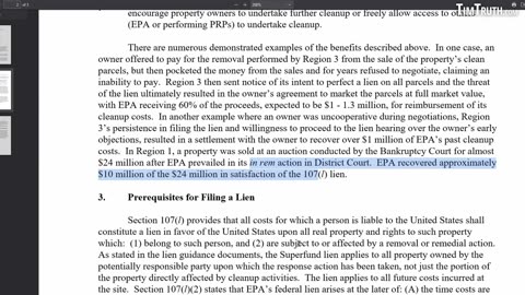 🚨LAND GRAB: Gov't Seizes Contaminated Property If Owners Can't Pay EPA Clean Up Extortion Fees!