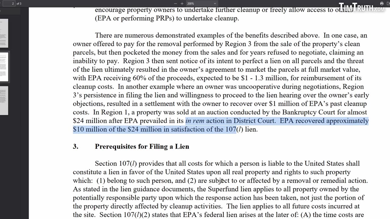 🚨LAND GRAB: Gov't Seizes Contaminated Property If Owners Can't Pay EPA Clean Up Extortion Fees!