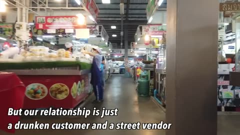 An old Thai woman seduced me showing her body and her daughter was jealous of her mother