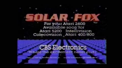 1983 Solar Fox Atari Commercial