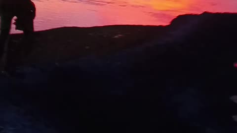Riverside sunset view || New video || with a friend