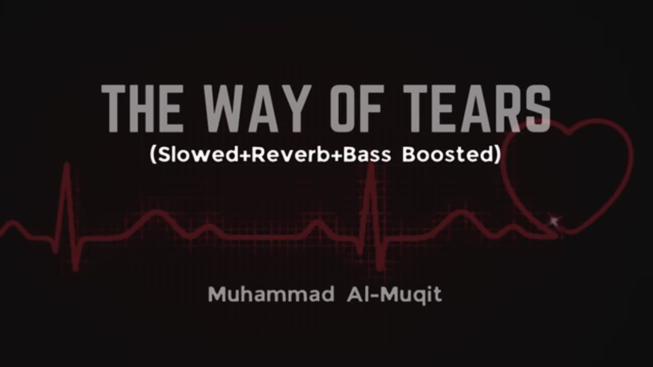 The Way of Tears (Slowed+Reverb+Bass boosted) | Muhammad