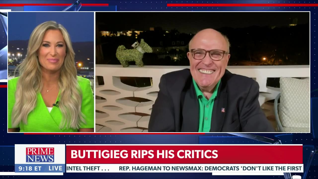 Rudy Giuliani blasts 'lazy, incompetent' Pete Buttigieg