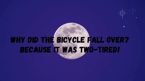 why did the bicycle fail over? read joke