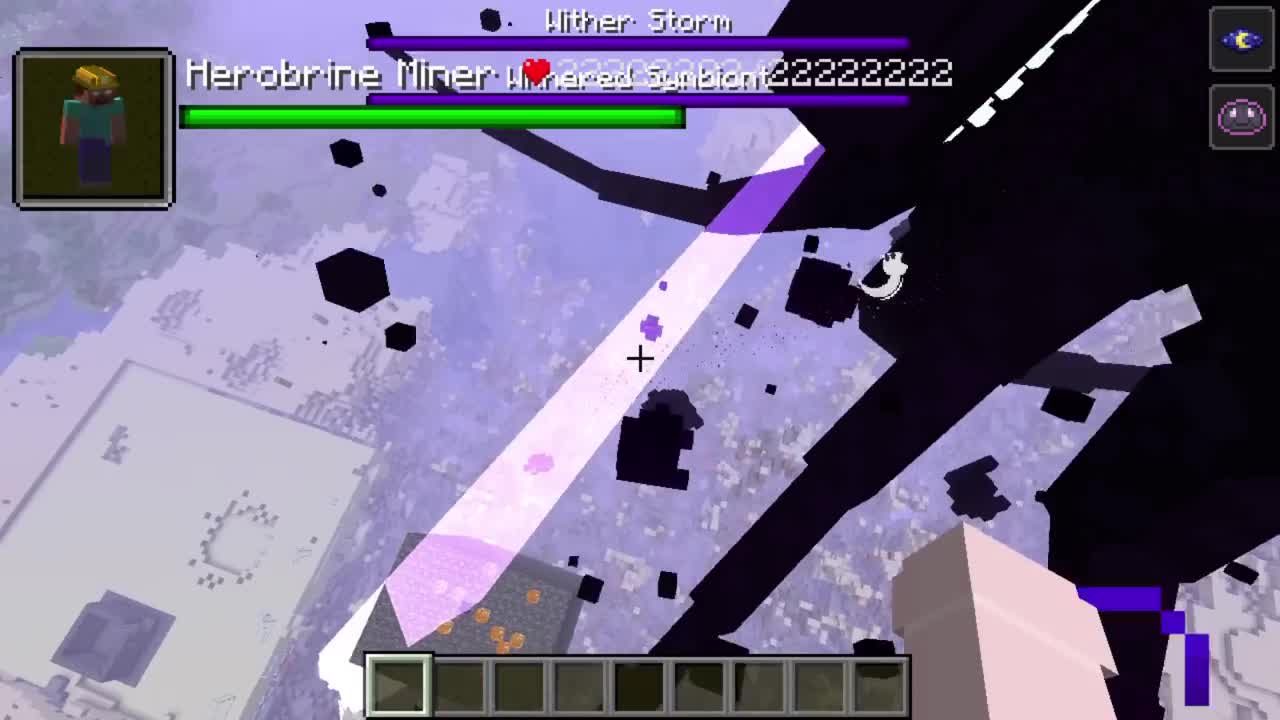 all Herobrine creepypasta mobs vs Wither Storm 7 STAGE in minecraft5