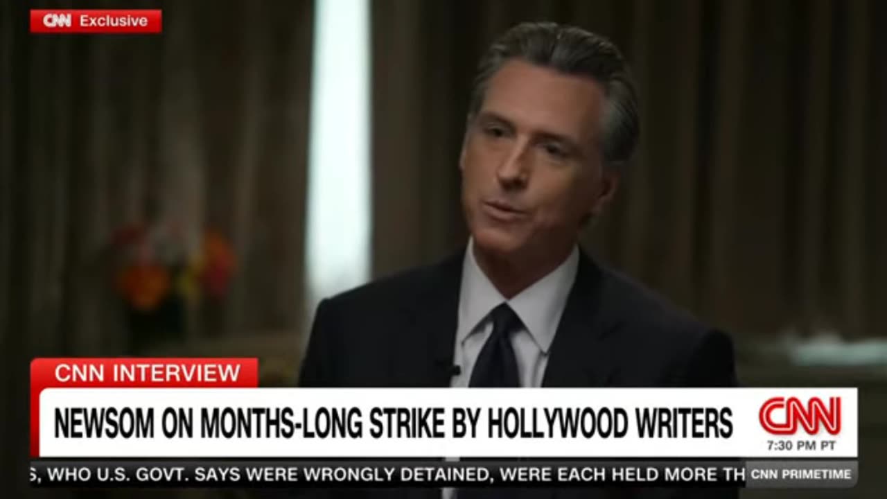 California Governor Addresses Rumors Of A 2024 Presidential Run With CNN's Dana Bash