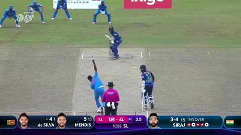 Ind vs sl asian cup 2023 final mohd Siraj 6 wicket