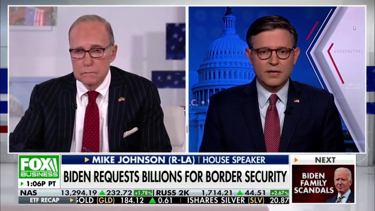 House Speaker Mike Johnson on Securing the Border: 'We're Going to Force the Issue'