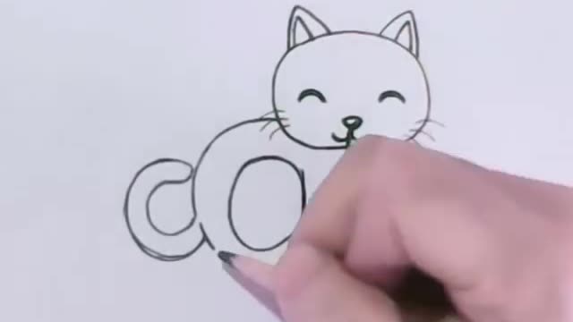 VERY EASY! HOW TO TURN WORDS CAT INTO A CARTOON CAT