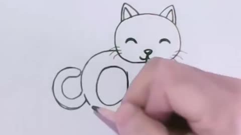 VERY EASY! HOW TO TURN WORDS CAT INTO A CARTOON CAT