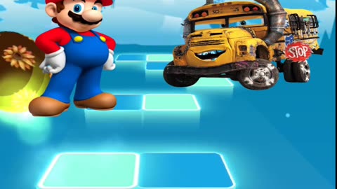 Banban Monster vs SpongeBob vs Mario vs miss fritter Tiles hop emd rush