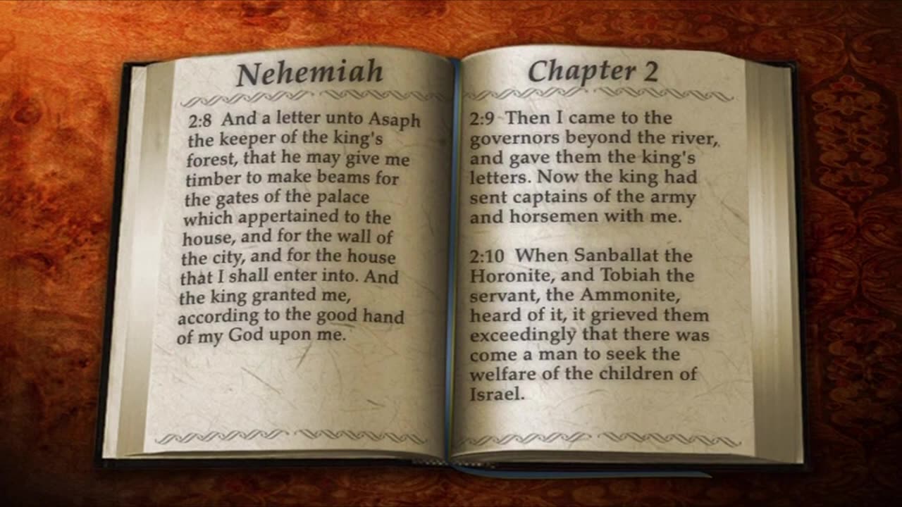 KJV Bible The Book of Nehemiah | Read by Alexander Scourby | AUDIO & TEXT