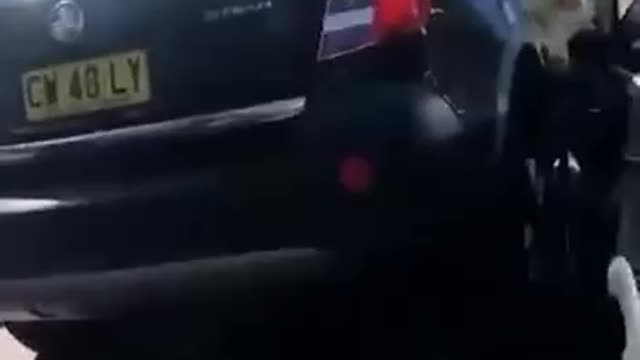 🚨KRACKHEAD KAREN ROUND 1😲Canberra Australia PROTEST🤣 INSANE DRIVER- Causes Massive🚨 Accident - 👮♂️Straight to Jail 🚓