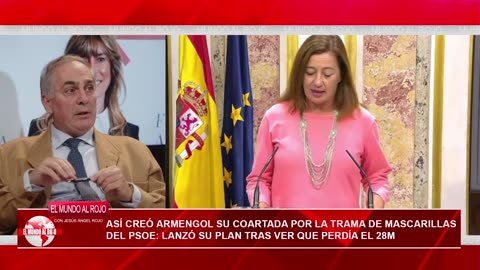 Así creó Armengol su coartada por latrama de mascarillas:lanzó su plan tras