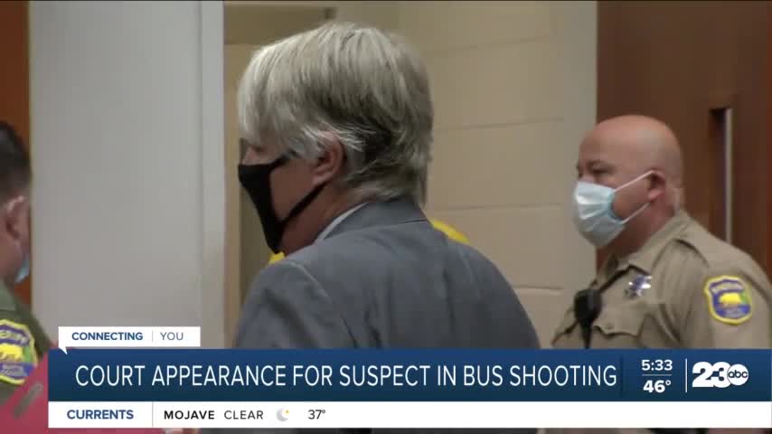 Suspect in Oroville bus shooting appears in court