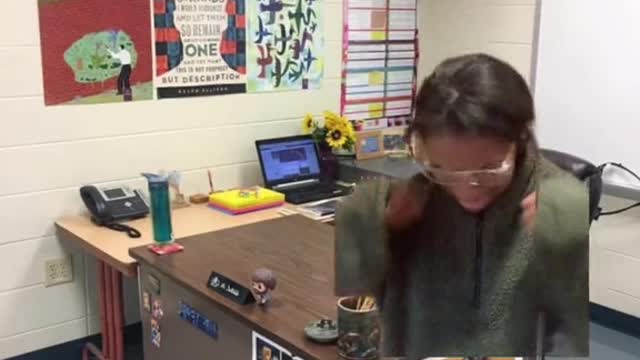 Teacher having mental breakdown talking about their marriages