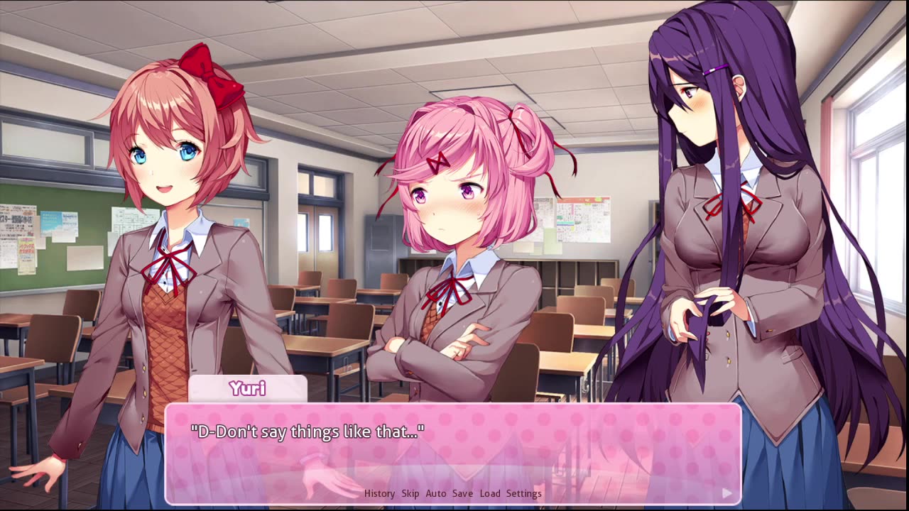 Doki Doki Literature club ep2_content is going bad!_w friends_