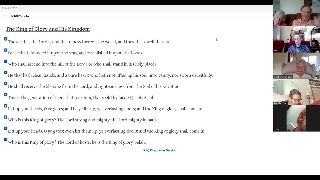 Zoom Prayer and Share Meeting May 10/2023